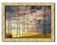 Картина Электричество 41x31 см Hotel Arizona HD 1 GOLDEN FR-15512843845-WIRE-12x