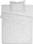 Комплект постільної білизни Exclusive Ampire сімейний білий із бежевим La Nuit