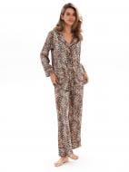 Пижама женская German Volf принт леопард р. XL коричневый (25035) Пижама женская German Volf принт леопард р. XL коричневый (25035)