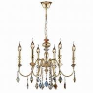 Люстра підвісна Victoria Lighting 6x40 Вт E14 золото Antonia/SP6 gold