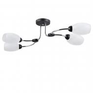 Люстра потолочная Victoria Lighting 4x40 Вт E14 хром/черный Fay/PL4