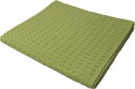 Полотенце вафельное 100x150 см оливковый