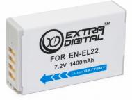 Аккумулятор EXTRADIGITAL Nikon EN-EL22, Li-ion (BDN2683) 1400мА*ч (BDN2683) Аккумулятор EXTRADIGITAL Nikon EN-EL22, Li-ion (BDN2683) 1400мА*ч (BDN2683)