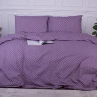 Комплект постельного белья Ranforce Elite 17-0626 Geometry Purple 175х210 см фиолетовый MirSon