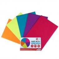 Набор фетра Santi мягкий с клеевым слоем 5 листов 743256 1,2 мм 21х30 см в ассортименте