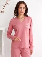 Лонгслив Roksana TAI DAI №1736/16209 р. 44 розовый с бежевым (№1736)