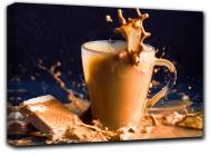 Картина Всплеск кофе 77x51 см Hotel Arizona HD 1-5261643855-ICE -20x30-BROWN