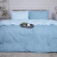 Комплект постельного белья Ranforce Elite 17-0628 Diamond Blue 2х160х220 см голубой MirSon