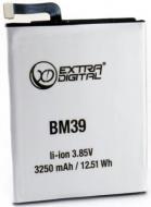Аккумулятор EXTRADIGITAL для Xiaomi Mi 6 (BM39) 3250 мА/ч (BMX6472)