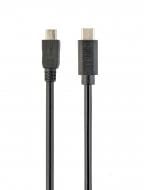 Кабель Cablexpert 3 м чорний (CCP-USB2-mBMCM-10) USB 2.0 Micro BM-тато/C-тато