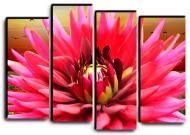 Картина модульная Цветы георгина 112x82 см Hotel Arizona HD 4-6501343855-BOUQ-32x44-WHITE