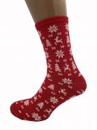 Носки женские Cool Socks Олени ИЗ117 р.23-25 красный