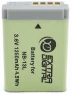 Аккумулятор EXTRADIGITAL для Canon NB-13L 1250мА*ч (BDC2687) Аккумулятор EXTRADIGITAL для Canon NB-13L 1250мА*ч (BDC2687)