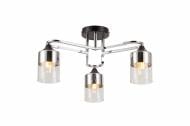 Люстра потолочная WunderLicht Sintra OM2093-43 3x60 Вт Е27 хром OM2093-43
