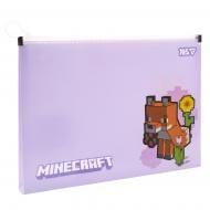 Папка-конверт на молнии B5 Minecraft Spring YES
