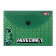 Папка-конверт на кнопке B7 Minecraft Creeper YES Папка-конверт на кнопке B7 Minecraft Creeper YES