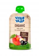 Пюре фруктове Чудо-Чадо органічне з яблук і чорної смородини 90 г