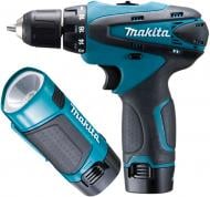 Шуруповерт акумуляторний Makita з ліхтарем ML 10 DF330DWLE