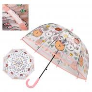 Зонт YES Line Friends с именной биркой прозрачный с рисунком 708492