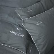 Комплект постельного белья Ranforce Elite Corner 16-7000 Green Grey 2х143х210 см серо-зеленый MirSon