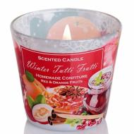 Свеча ароматическая Bartek Candles Зимняя тутти-фрутти (стекло 115 г)