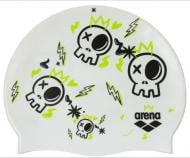 Шапочка для плавання Arena PRINT JR 94171-244 one size білий Шапочка для плавання Arena PRINT JR 94171-244 one size білий