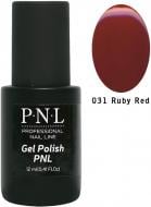 Гель-лак для нігтів P.N.L №031 Ruby Red 12 мл