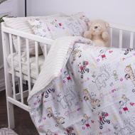 Комплект постельного белья MirSon Ranforce Elite Kids Time 19-0001 Animais мульти