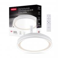 Светильник настенно-потолочный Maxus 50 Вт белый матовый 3000/4100/6000 К 1-MFCL-50R-Line