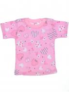 Футболка для девочки Татошка Лоскутки р.68 розовый 6601
