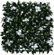 Штучний килимок Преміум бугенвілія біла 50х50 см колір зелений Inari