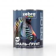 Емаль-грунт ZEBRA PROF 020P сріблястий глянець 2,5 кг