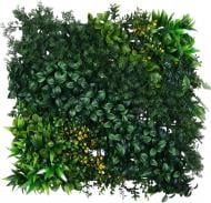 Штучний килимок Преміум мікс рослин 50х50 см зелений Inari