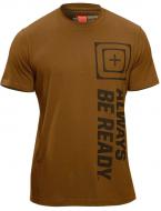 Футболка 5.11 Tactical RECON Tire Tee [116] Battle Brown M