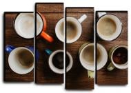Картина модульная Кофейные чашки 112x82 см Hotel Arizona HD 4-12255843855-MUG-32x44-BROWN Картина модульная Кофейные чашки 112x82 см Hotel Arizona HD 4-12255843855-MUG-32x44-BROWN