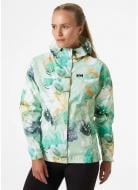 Куртка женская демисезонная Helly Hansen W LOKE PRINT JACKET 63207-407 р.M зеленая