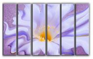 Картина модульная Цветы 171x112 см 6-1375643855-FLOR-44x67-PURPL