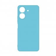 Чехол Acclab Silicone Case голубой для Xiaomi Redmi 13C 4G