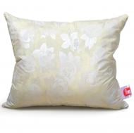 Подушка №111 Extra пуховая упругая MirSon 50x50 см с принтом