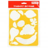 Трафарет Фрукты 20х16 см 1 вересня