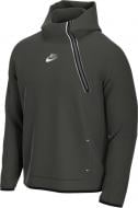 Джемпер Nike M NSW TCH FLC HOODIE PO REFLV CU4493-355 р. S темно-зеленый