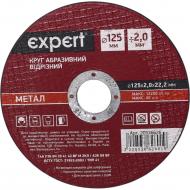 Круг отрезной Expert абразивный по металлу 125x2,0x22,2 мм