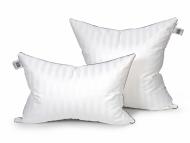 Подушка №105 Royal Pearl пуховая средняя MirSon 40x40 см белый