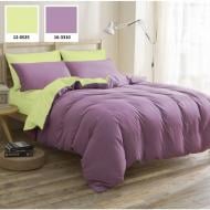 Комплект постельного белья Viguera 12-0525+16-3310 Mikrosatin Premium 175х210 см салатовый/фиолетовый MirSon Комплект постельного белья Viguera 12-0525+16-3310 Mikrosatin Premium 175х210 см салатовый/фиолетовый MirSon