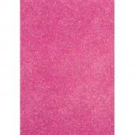 Фоамиран Santi EVA 20x30 см розовый с голографическим глиттером
