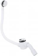 Сифон для ванны McAlpine клик-клак перелив хром, с ревизией сверху 1.1 / 2x40 / 50мм, Mcalpine HC2600CL