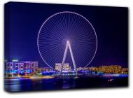 Картина Колесо обозрения 102x59 см Hotel Arizona HD 1-3414743859-DUBA-23x40-BLUE