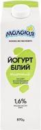 Йогурт ТМ Молокія белый 1,6% 870 г