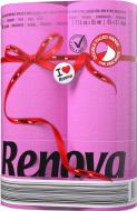 Туалетний папір Renova Red Label фуксія тришарова 6 шт. Туалетний папір Renova Red Label фуксія тришарова 6 шт.