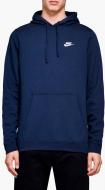 Джемпер Nike M NSW CLUB HOODIE PO BB 804346-451 р. L темно-синий Джемпер Nike M NSW CLUB HOODIE PO BB 804346-451 р. L темно-синий